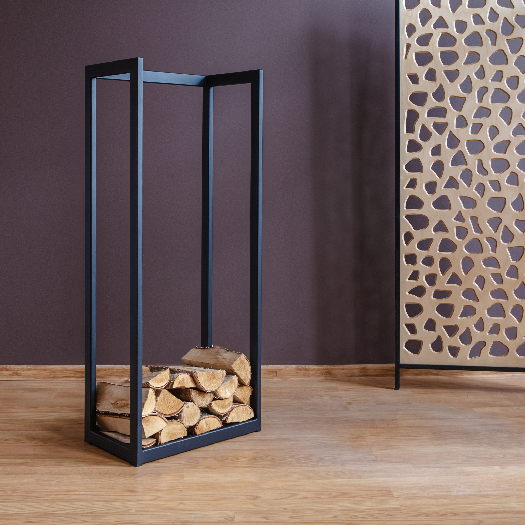 Vertical firewood rack - MAPLE