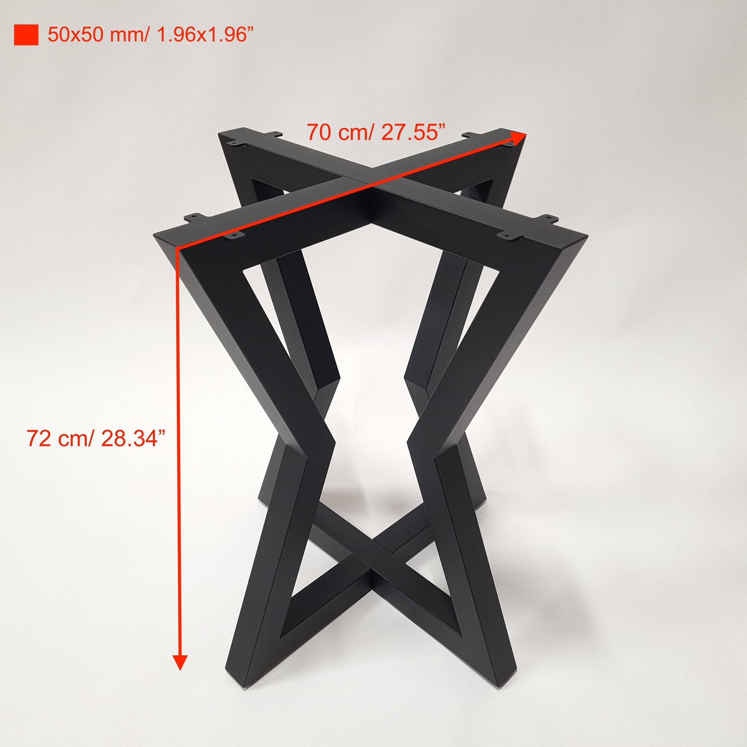 Dining table BASE for ROUND and SQARE table top,Industrial style table base,Steel metal table base,Dining table base,Kitchen table base