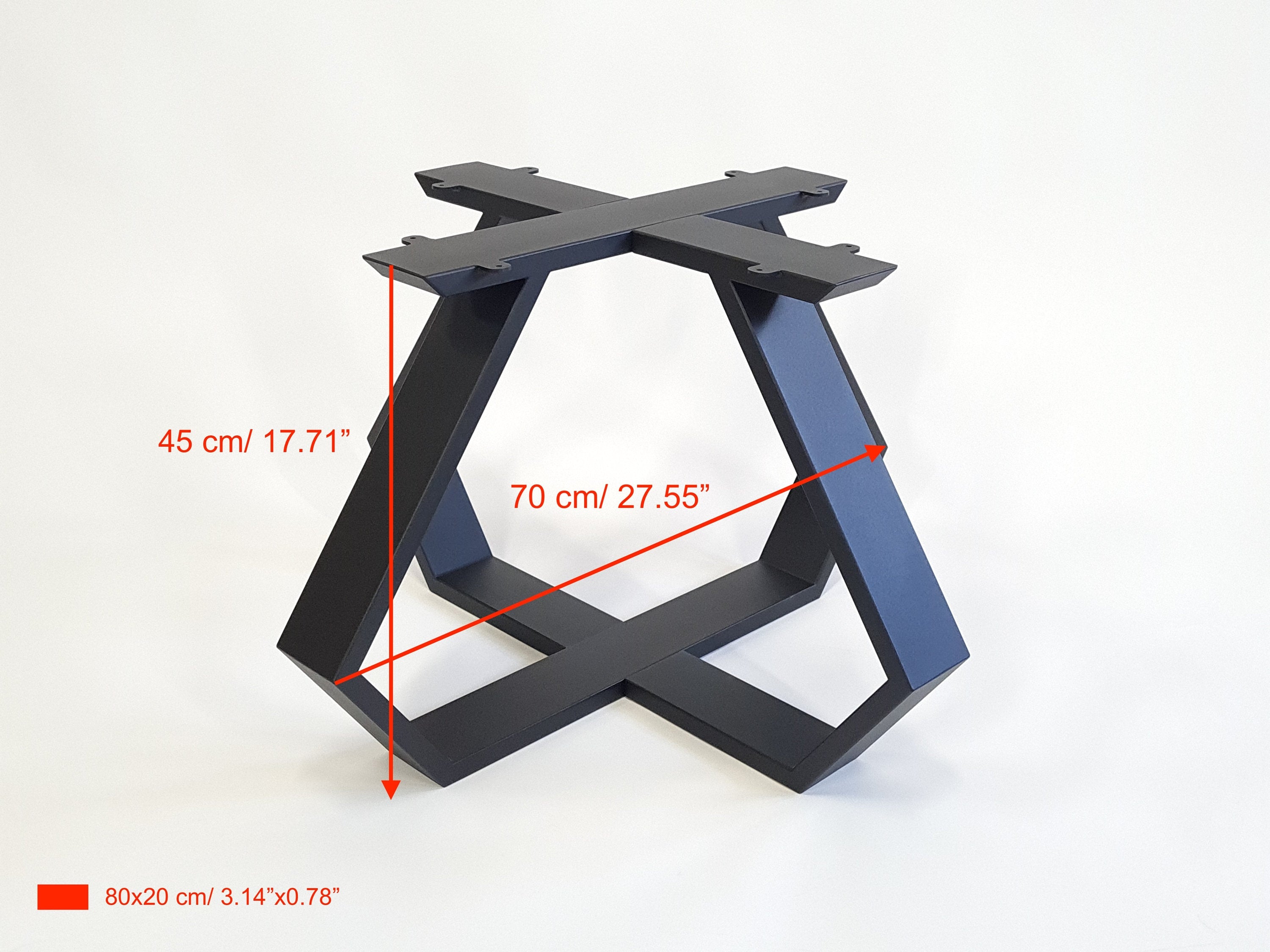 Coffee TABLE base for ROUND and SQUARE table top,Steel table base,Metal table base,Industrial style steel table base