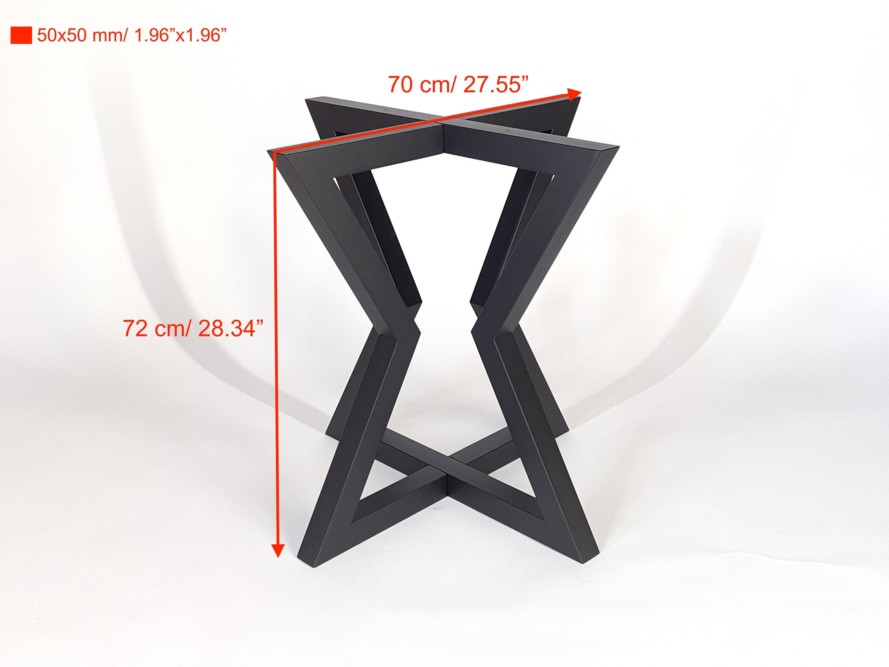 Dining table BASE for ROUND and SQARE table top,Industrial style table base,Steel metal table base,Dining table base,Kitchen table legs