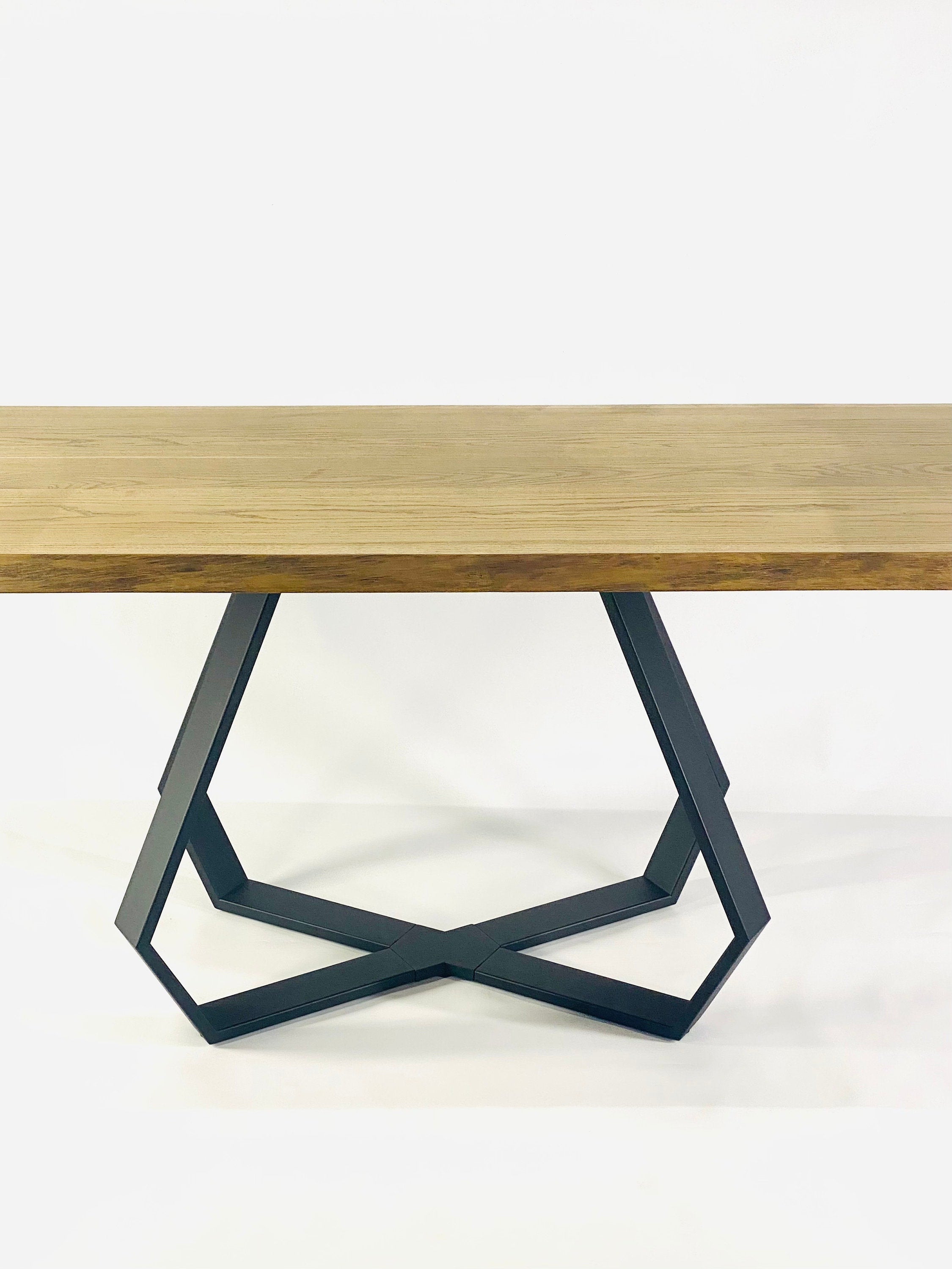 Dining table base for OVAL and RECTANGULAR table top,Industrial style table base,Steel table base,Metal table base,Dining table base