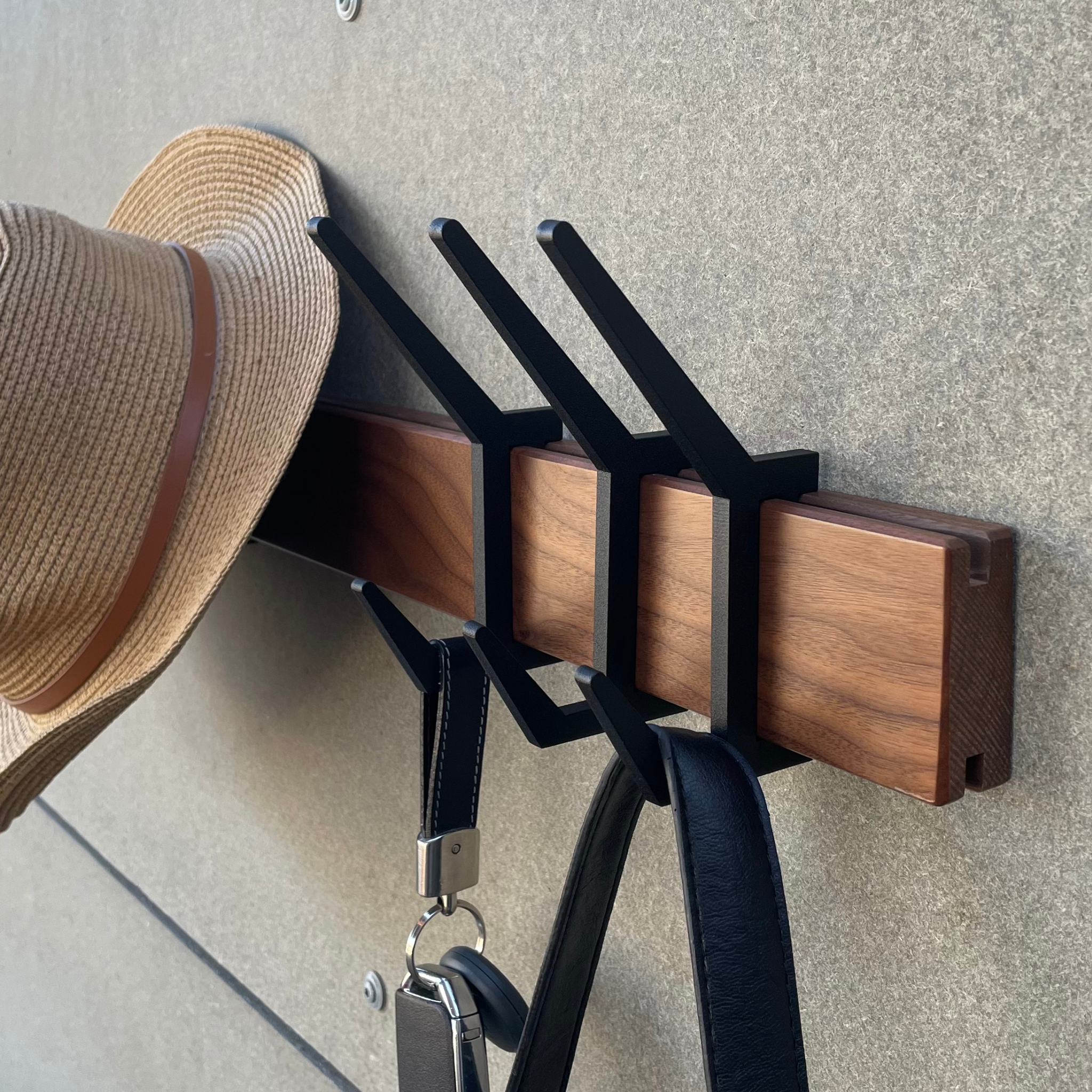 Wall Mounted Coat & Hat Rack - HOOK