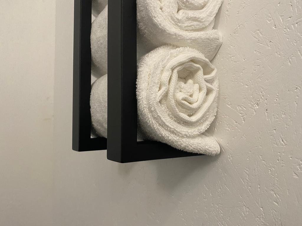 Industrial style STEEL HAND TOWEL holder,Hand towel holder,Bathroom hand towel holder,Hand towel rack,Wall mount tower holder,Towel Storage