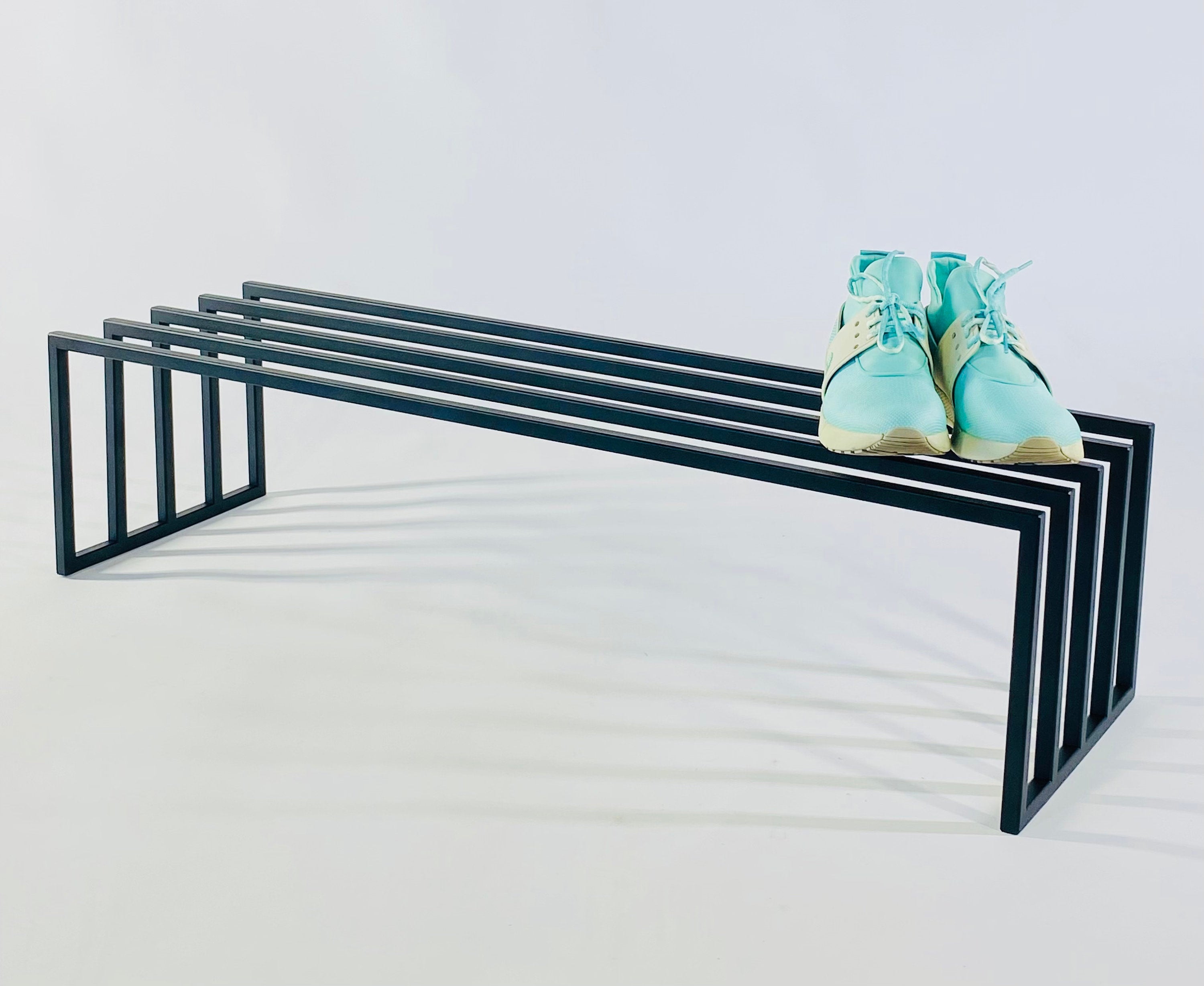 Ultra modern industrial style STEEL SHOE RACK