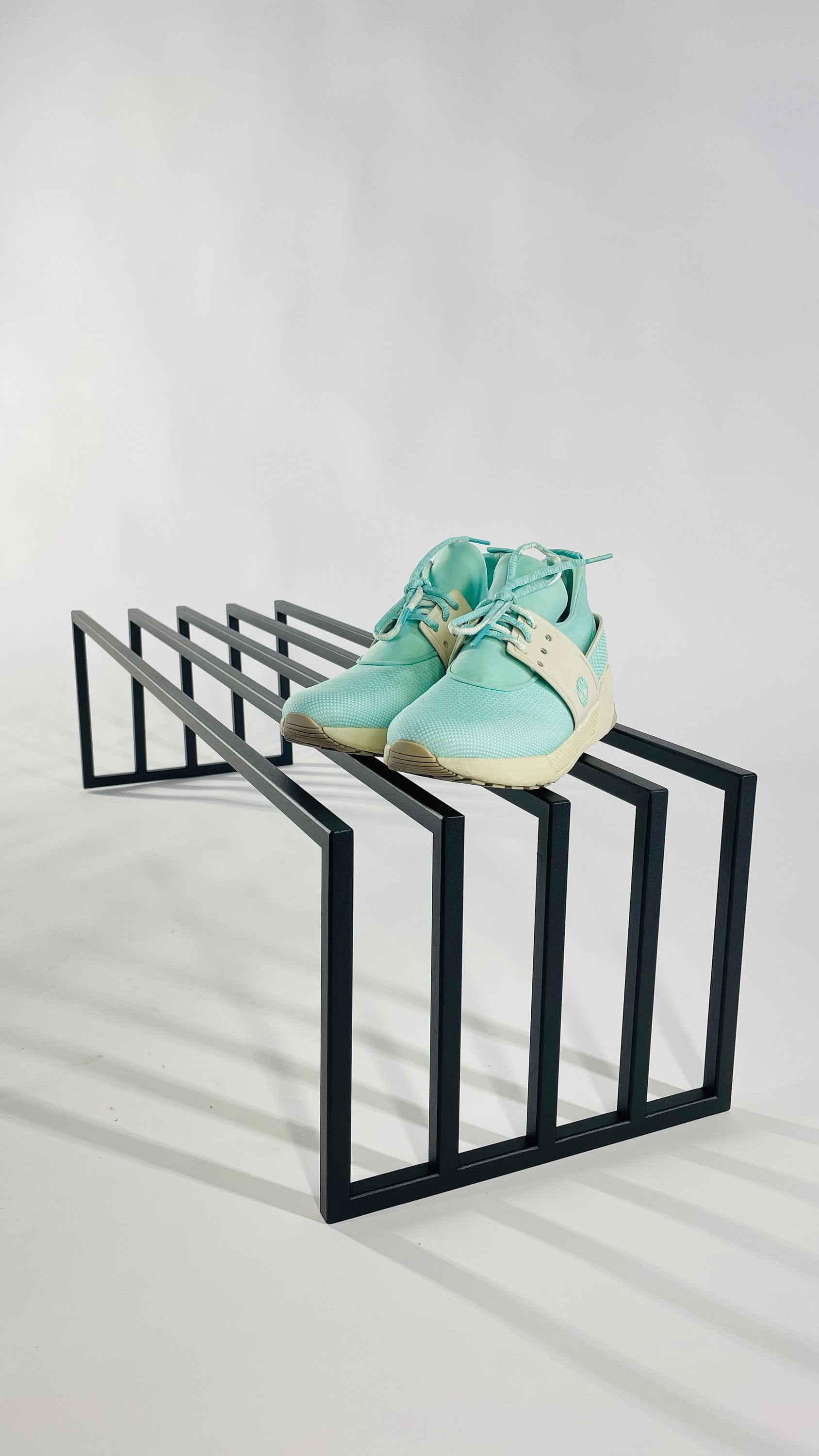 Ultra modern industrial style STEEL SHOE RACK