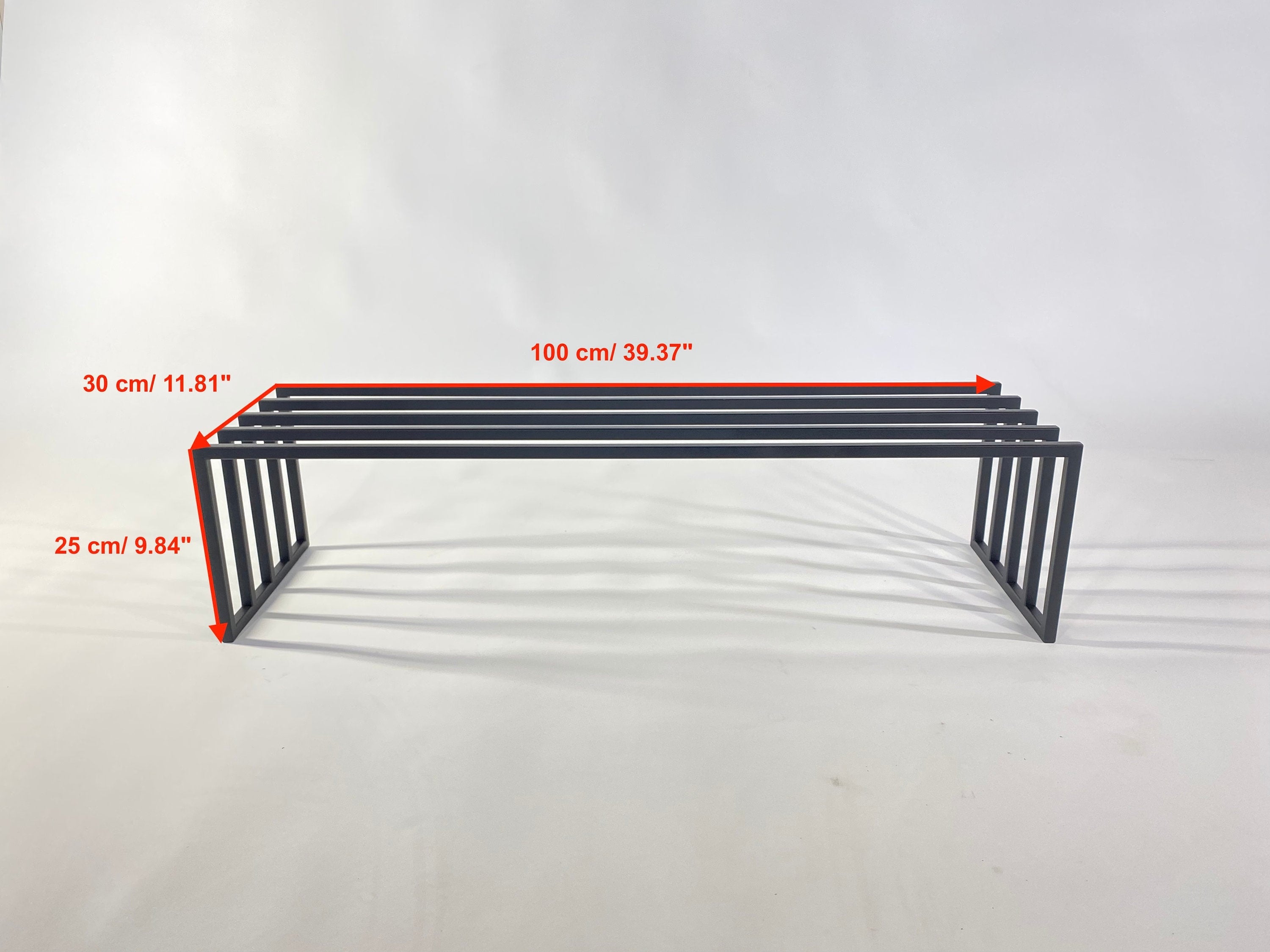 Ultra modern industrial style STEEL SHOE RACK